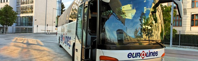 Eurolines Business Class Bus in München, ZOB (Źródło Prasa Turing.de)
